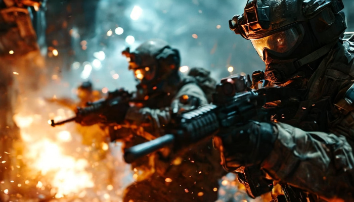 Elite Tactical Forces 4K Military Combat Wallpaper
